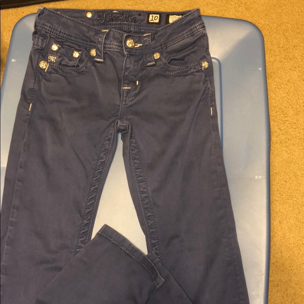 Miss me skinny jeans girls size 10!